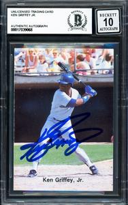 KEN GRIFFEY JR 1989 BRODER CACTUS LEAGUE ALL STARS RC GEM 10 AUTO BECKETT 233973 Discount For Nice