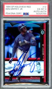 Ken Griffey Jr. Autographed 1994 Upper Deck SP Holoview Red Card PSA 6 PSA/DNA Sale Cheap Pice