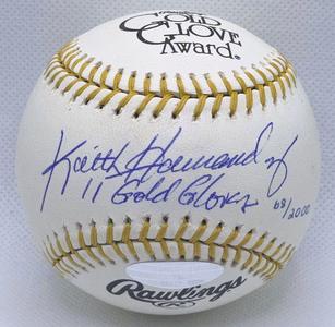 KEITH HERNANDEZ SIGNED 11 GOLD GLOVES #68/2000 GG AWARD BOWIE KUHN MLB BASEBALL Quality From China Cheap