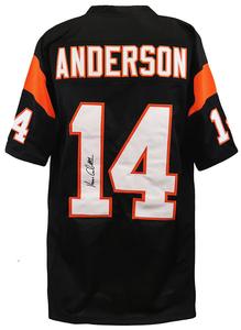 Ken Anderson (BENGALS) Signed Black Custom Football Jersey - (SCHWARTZ COA) Cheap Fashionable