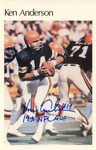 Ken Anderson Autographed Bengals Mini Poster 4/50 NFL MVP BAS 46138 Comfortable Cheap Online