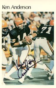 Ken Anderson Signed Cincinnati Bengals Mini Poster 4/50 Beckett 46136 Footlocker Pictures