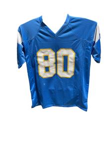 Kellen WInslow Autographed/Signed Pro Style Jersey Blue Beckett 40416 Sale Outlet