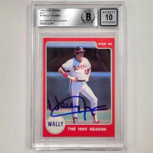 Wally Joyner signed 1986 Star Red #5 RC rookie Angels BAS BGS 10 autograph grade Cheap Pirce