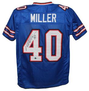 Von Miller Autographed/Signed Pro Style Blue XL Jersey Beckett 38524 Clearance Cheapest Pice