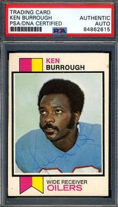 Ken Burrough PSA DNA Signed 1973 Topps Autograph Buy Cheap For Cheap