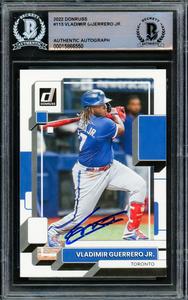 Vladimir Guerrero Jr. Autographed 2022 Donruss Card Blue Jays Beckett #15866550 Footlocker Online