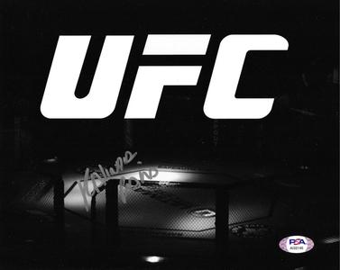Kalindra Faria Autographed 8x10 Photo PSA COA MMA UFC Octagon Fight Ring Signed Online Online Cheap Pice