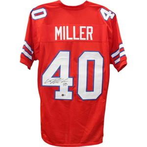 Von Miller Autographed/Signed Pro Style XL Red Jersey Beckett 38525 Discount Nicekicks
