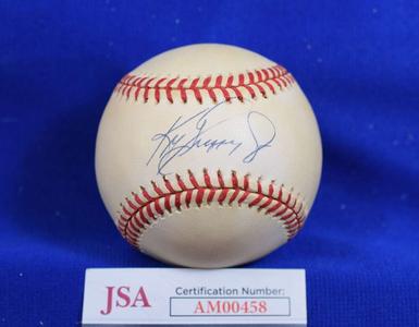 Ken Griffey Jr JSA Cert Autograph American League Signed Baseball 3 Sale 100% Original