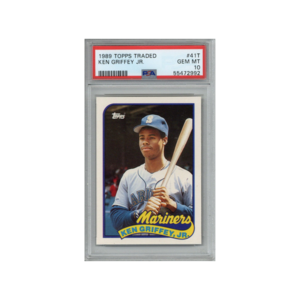 Ken Griffey Jr. Seattle Mariners 1989 Topps Traded Rookie Card (PSA 10) Outlet Classic