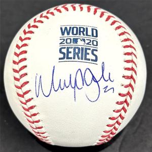 Walker Buehler signed 2020 World Series WS Baseball autograph (B)  Beckett BAS Discount Inexpensive