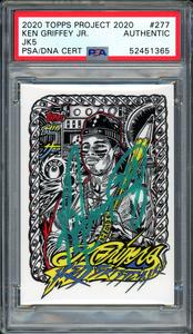 Ken Griffey Jr. Autographed Topps Project 2020 JK5 Card "24" #1/1 PSA 52451365 Free Shipping Shop