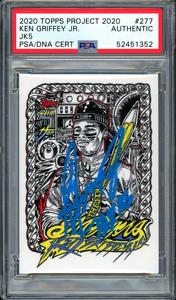 Ken Griffey Jr. Autographed Topps Project 2020 JK5 Card 13x AS #1/1 PSA 52451352 Free Shipping Reliable