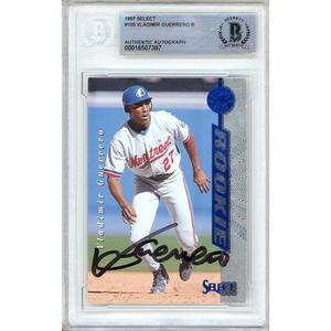 Vladimir Guerrero Montreal Expos Signed 1997 Select Rookie Card Beckett Auth Auto Slab Buy Cheap Footlocker