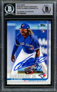 Vladimir Guerrero Jr. Autographed 2019 Topps Complete Set Variation RC D Free Shipping Huge Surprise