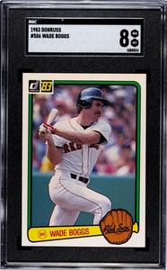 Wade Boggs 1983 Donruss Rookie Card (RC) #586- SGC Graded 8 NM-MT Buy Cheap Many Kinds Of