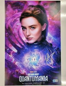 Kathryn Newton signed Quantumania 12x18 photo Cassie autograph (B)  Beckett BAS Amazing Pice Cheap Online