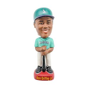 Ken Griffey Jr. Seattle Mariners White Jersey SAM Bobblehead #630/1500 Clearance Official