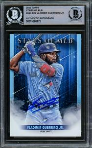 VLADIMIR GUERRERO JR. AUTOGRAPHED 2022 TOPPS STARS OF MLB CARD BLUE JAYS BECKETT Buy Cheap Footlocker