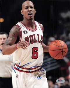 KEITH BOGANS signed 8x10 photo PSA/DNA Chicago Bulls Autographed Cheap Best Seller