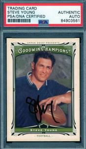 Steve Young PSA DNA Signed 2013 Upper Deck Goodwin Champions Autograph Get Authentic Cheap Pice