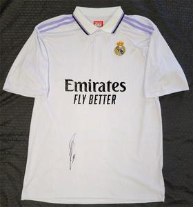 Karim Benzema signed Real Madrid Polo Jersey Size XL autograph (A) Beckett BAS Authentic For Sale