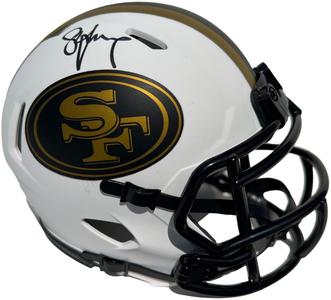 STEVE YOUNG SIGNED SAN FRANCISO 49ERS LUNAR ECLIPSE FOOTBALL MINI HELMET JSA Cheap Sale Wiki