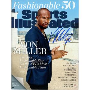 Von Miller Autographed Denver Broncos Sports Illustrated Magazine Beckett 48669 Buy Cheap Best Wholesale