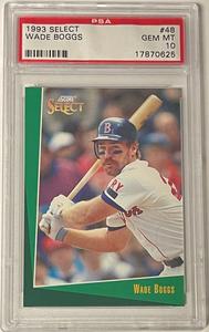 Wade Boggs 1993 Score Select Baseball Card #48- PSA Graded 10 Gem Mint (Red Sox) Outlet Brand New Unisex