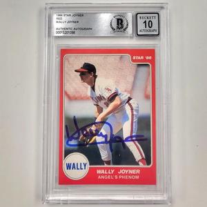 Wally Joyner autograph signed 1986 Star Red RC rookie Angels BAS BGS 10 grade Free Shipping Inexpensive