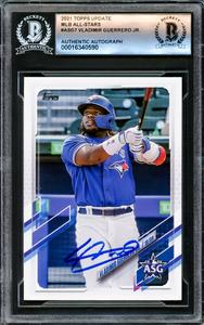 Vladimir Guerrero Jr. Autographed 2021 Topps Card Blue Jays Beckett #16340590 Sale Pick A Best