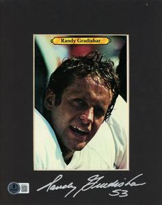 Randy Gradishar Signed Denver Broncos Matted Topps 1980 Card BAS 45009 Best Deals
