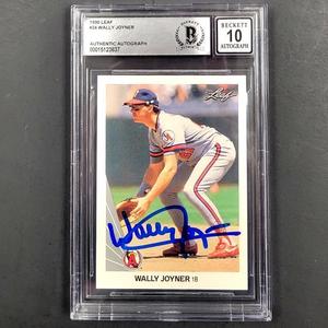 Wally Joyner autograph signed 1990 Leaf #24 Card BAS BGS 10 auto Pick A Best Sale Online