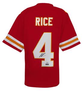 Rashee Rice (CHIEFS) Signed Red Custom Football Jersey - (JSA COA) Many Kinds Of Online