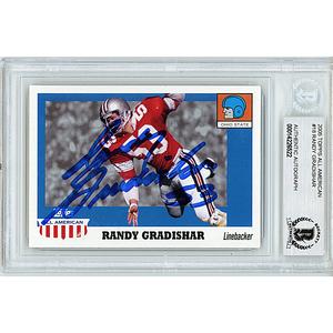 Randy Gradishar Signed Ohio State Buckeyes 2005 Topps All American Football Card Beckett Limited Edition Cheap Pice