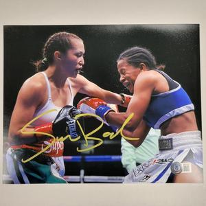Seniesa Estrada signed Boxing 8x10 photo #12 autograph  Beckett BAS Holo Quality Free Shipping