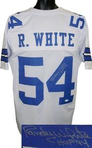 Randy White signed White TB Custom Stitched Pro Style FB Jersey HOF 94 XL JSA Free Shipping Best