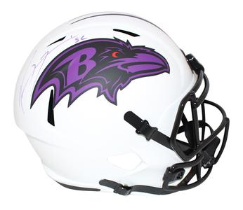 Ray Lewis Autographed Baltimore Ravens F/S Lunar Speed Helmet BAS 32117 Wholesale Pice