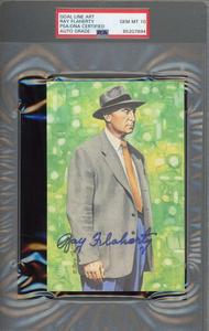 Ray Flaherty Gem Mint 10 PSA DNA Signed Goal Line Art Card GLAC Autograph Get To Buy Sale Online
