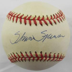 Shane Spencer Signed Auto Rawlings 1998 World Series Baseball JSA CD18191 Free Shipping Low Shipping