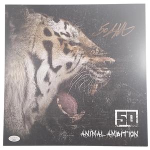 Rapper 50 Cent Signed Animal Ambition 12x12 Record Album Flat Print JSA Certified Auto COA Free Shipping Browse