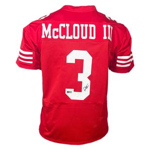 Ray-Ray McCloud Signed San Francisco Red Football Jersey (JSA) Cheap Sale Best Pices