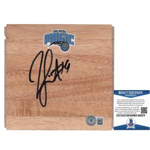 Rashard Lewis Signed Orlando Magic Basketball Floor Board Proof Photo Beckett COA Clearance Manchester Great Sale
