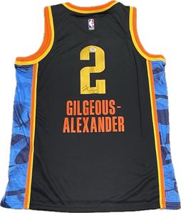 Shai Gilgeous-Alexander signed jersey PSA Oklahoma City Thunder Autographed Cheapest For Sale