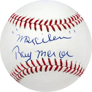 Ray Mercer Merciless Autographed Baseball Cheap Pice From China