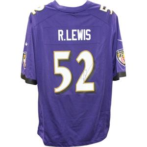 Ray Lewis Autographed/Signed Baltimore Ravens Nike Purple XL Jersey BAS 48422 For Nice Cheap Online