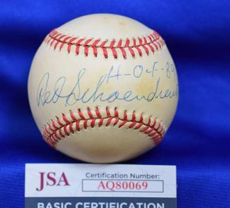 Red Schoendienst HOF 89 JSA Coa Autograph National League ONL Signed Baseball Newest For Sale
