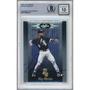 Ray Durham Chicago White Sox Signed 1996 Leaf Limited Card BGS Auto 10 Graded Slab Sast For Sale