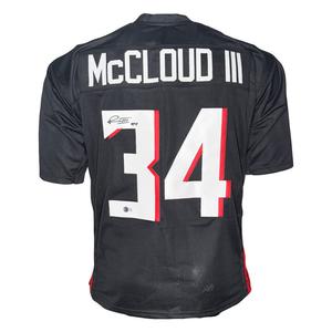 Ray-Ray McCloud Signed Atlanta Black Football Jersey (Beckett) Nicekicks Online